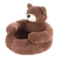 thumbnail image 1 of Tgbvmt Detachable Washable Cuddly Bear Pet Bed Warm Comfortable Deep Sleep Support Hygienic Rest Space for Indoor Cats Dogs Puppies Kittens Living Room Crate Bedroom Sofa Pet Bed Decor, 1 of 6