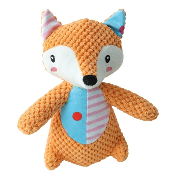 Tgbvmt Dog Plush Soundmaking Toy, Teeth Grinding Relief Plush Pet Toy, Squeak and Wrinkle Paper for Small Dogs, Soft Durable Teddy Hair Pet Toy for Playtime, Mental Stimulation, Exercise and Comfort