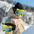 thumbnail image 1 of Tgbvmt Double Layer Polarized Ski Goggles Large Frame PC Lenses Impact-Resistant Anti-Fog UV Protection Soft Foam Padding Sturdy for Skiing Snowboarding Winter Outdoor Sports Men Women, 1 of 6