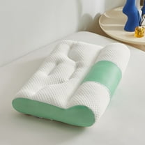 Tgbvmt Ergonomic Cervical Foam Pillow,Contoured Design for Neck and Spine Support,Memory Foam for Comfortable Sleep,Suitable for Side Back Stomach Sleepers,Ideal for Enhanced Sleep Quality Comfort