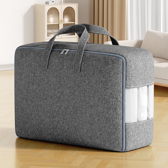 Tgbvmt Extra Large Heavy Duty Storage Bag with Reinforced Handles, Double Zipper, for Clothes, Toys, Christmas Decorations, College Dorm Moving, Large Capacity for Easy Organization and Transport