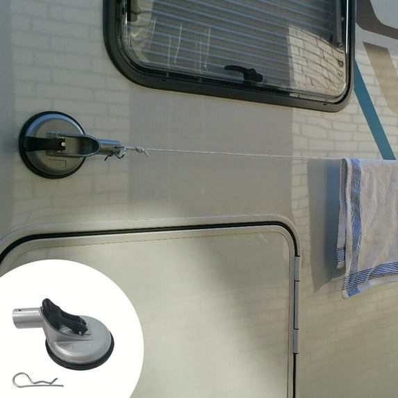 Tgbvmt Flagpole Suction Cup Aluminum Alloy Base for Car Off-Road RV Flagpole Mounting Strong Suction Stable Support Easy Installation Wide Applicability for Outdoor Use Flags and More