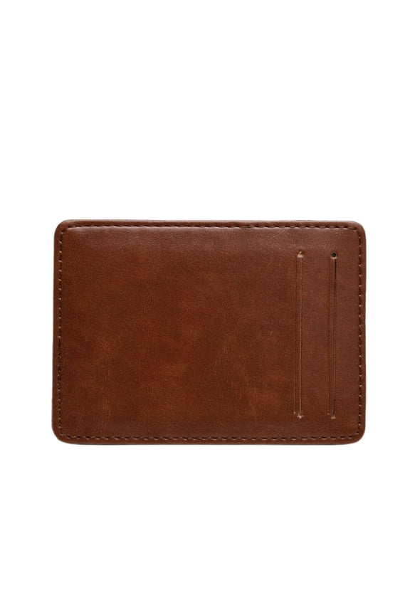 Flip Wallet Business Card Holder, Large Capacity Money Clip, Credit Card Organizer with Elastic Strap, Compact, Slim Design for Men, Functional and Stylish, Ideal Gift for Family and Friends