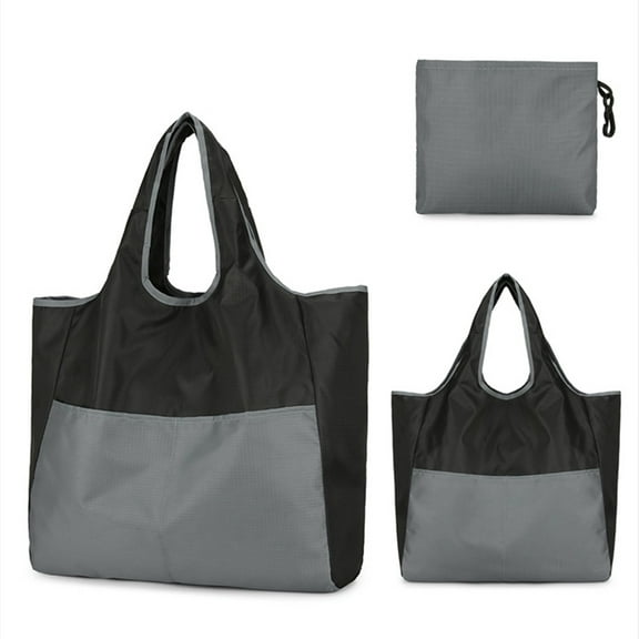 Tgbvmt Foldable Sporty Travel Shoulder Bag Lightweight Water-Repellent Large Capacity Drawstring Tote for Hiking Travel Expedition Unisex Students Daily Use Durable Cloth Compact Portable Stylish