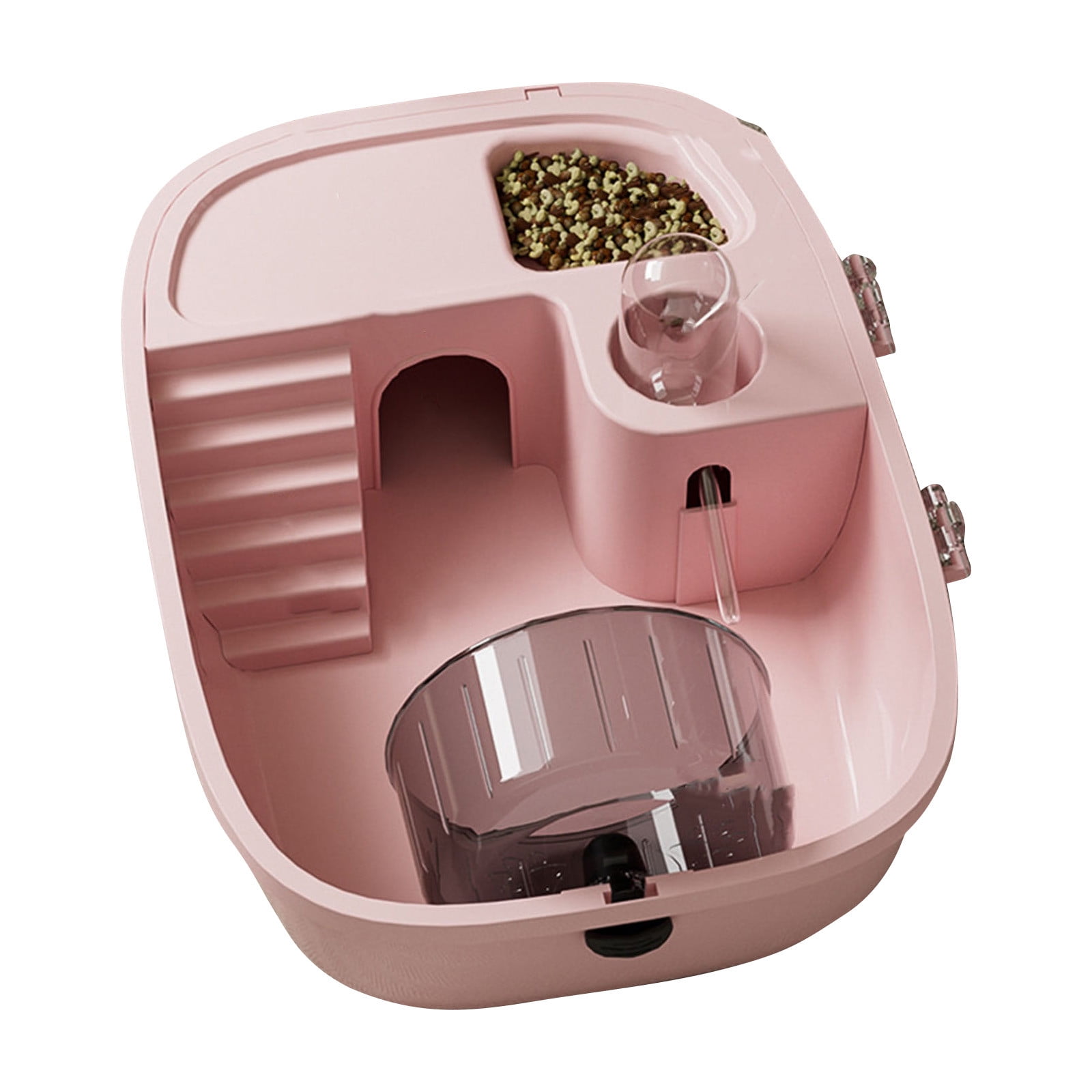 View of Tgbvmt Hamster Cage Openable Top Activity House Odor Control Silent ...