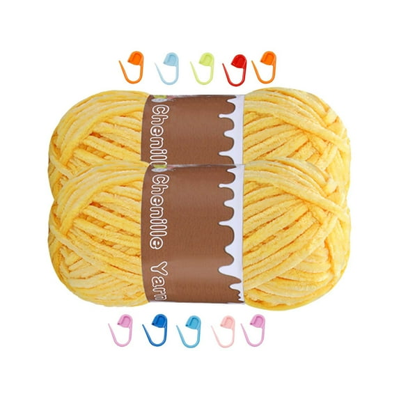 Tgbvmt Hand Woven Crochet Velvet Yarn Soft Colorful Craft Yarn for Knitting Crocheting Sweaters Hats Blankets Scarves Dolls Pet Beds DIY Accessories Creative Fun Projects for Adults Teens Beginners