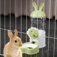 thumbnail image 1 of Tgbvmt Hanging Cage Pet Water Dispenser Plastic Automatic Water Feeder Large Capacity Transparent Leak Proof Detachable Clean For Rabbits Cats Dogs Hamsters Small Medium Pets Home Use Favors, 1 of 6