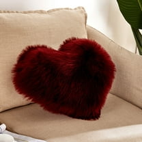 Tgbvmt Heart Shaped Plush Pillow, Soft Cotton Filler Decorative Cushion for Sofa Bed or Office, Cozy Gift for Loved Ones, Ideal for Valentine’s Day, Special Occasions, or Adding Warmth to Any Room
