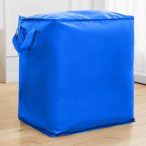 Tgbvmt Heavy Duty Storage Bags Extra Large Storage Bags with Reinforced Handles for Clothes Toys Christmas Decorations Moving and Organization Reusable Collapsible Storage Tote with Double Zipper