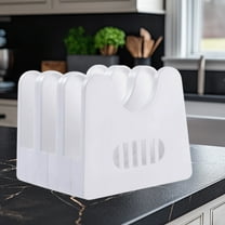 Tgbvmt Kitchen Utensil Holder 5.31x5.12x4.56 Inches Foldable Drainage Pot Lid Rack Chopsticks Spoon Spatula Organizer for Countertop Camping Home Cooking Tool Storage Multifunctional Rack