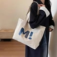 thumbnail image 1 of Tgbvmt Large Capacity Canvas Tote Bag 14.6 In Magnetic Closure Interior Pockets Versatile Shoulder Bag For Work Beach Travel Shopping Daily Essentials Groceries Home Decor Tote Bags, 1 of 6