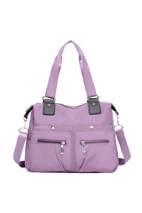 Large Capacity Nylon Travel Backpack Water-Repellent Multi-Pocket Design 14" Laptop Compartment Detachable Shoulder Strap Fully Lined for Work School Gym Travel Clinical Briefcase Lightweight