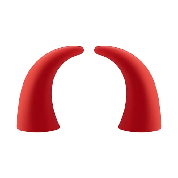 Tgbvmt Little Horned Devil Car Decoration Calf Horns for Center Console, Cute Trendy Demon Horns for Steering Wheel, Unique Vehicle Decor for Customizing Car Interior, Fun & Playful Design