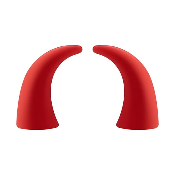 Tgbvmt Little Horned Devil Car Decoration Calf Horns for Center Console, Cute Trendy Demon Horns for Steering Wheel, Unique Vehicle Decor for Customizing Car Interior, Fun & Playful Design