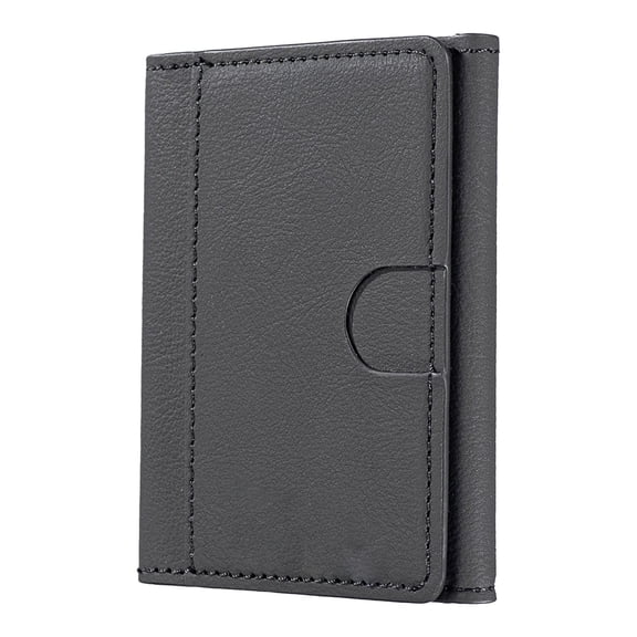 Tgbvmt Magnetic Phone Card Kickstand Slim Matte Card Bag Wallet Magnetic Attachment Functional Card Storage Slots for Credit Cards Cash Sleek Leather Case for Smartphones Handy Design