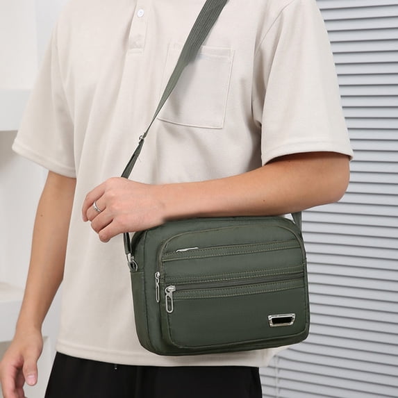 Tgbvmt Men's Crossbody Chest Bag Rucksack Shoulder Backpack for Travel Sports Outdoor Activities with Adjustable Strap, Multiple Storage Compartments, Practical Lightweight Design for Work Commute