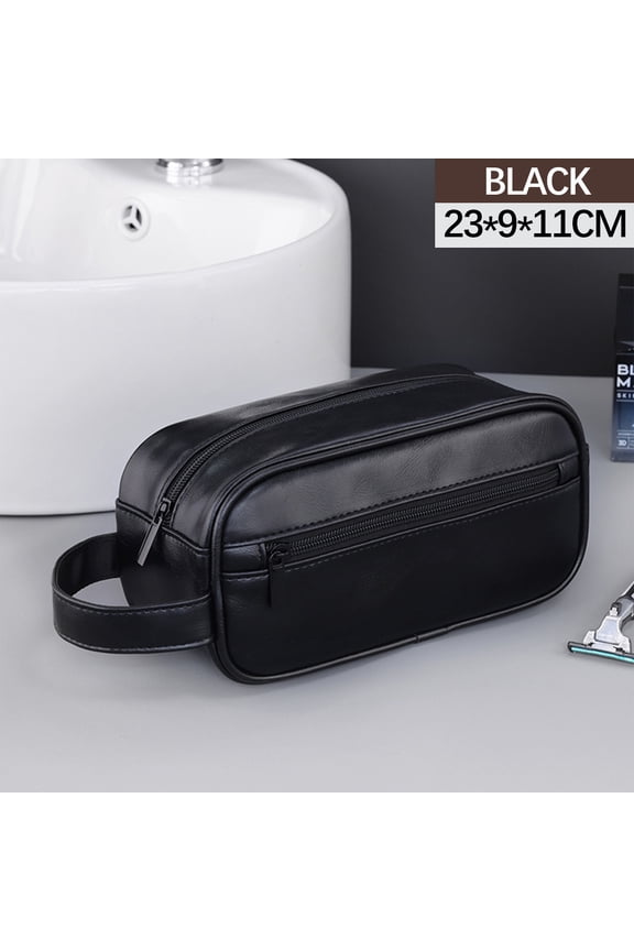 Men's Travel Toilet Bag Large Capacity Waterproof Handheld Grooming Kit Multi-Pocket Dry Wet Separation for Business Trip Outdoor Commute Home Bathroom Cosmetic Toiletries Storage Holiday Gift