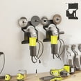 thumbnail image 1 of Tgbvmt Metal Angle Grinder Storage Rack Wall-Mounted Tool Organizer for Garage Workshop Home Tool Room with Disc Hooks Cable Management and Space-Saving Storage Solution for Quick Access, 1 of 7