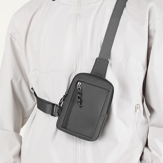 Tgbvmt Mini Sling Bag for Men and Women, Small Waterproof Crossbody Phone Bag, Adjustable Shoulder Strap for Travel, Hiking, and Everyday Use, Compact and Convenient for Carrying Essentials