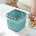 thumbnail image 1 of Tgbvmt Mini Trash Can Plastic Countertop Desktop Office Kitchen Bathroom Small Waste Bin with Pressure Ring Compact Stylish Modern Functional Durable Easy Clean Garbage Container Use, 1 of 6