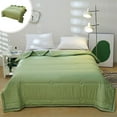 thumbnail image 1 of Tgbvmt Mint Summer Cooler Quilt Lightweight Washable Thin Solid Color Cooling Effect Blanket for Hot Sleepers, Breathable, Soft & Comfortable, Ideal for Hot Nights & Travel, Keeps You Dry & Cool, 1 of 6