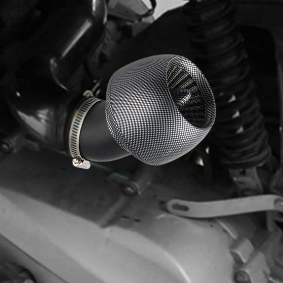 Tgbvmt Motorcycle Air Filter Universal Exhaust Intake Cleaner High Flow Metal Mesh Design Engine Power Boost Replacement For 28mm 35mm 42mm 48mm Carburetor Modification Part Upgrade