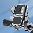 thumbnail image 1 of Tgbvmt Motorcycle Mobile Phone Bracket, 360° Rotating Car Navigation Holder, Universal ABS Locking Bracket for Bicycles, Motorcycles, Vehicles, Secure Hands-Free Phone Mount for Safe Driving Riding, 1 of 9