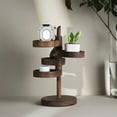 thumbnail image 1 of Tgbvmt Multi-Layer Rotatable Shelf Wooden Desktop Organizer for Keys Jewelry and Office Supplies Space-Saving Compact Design Stylish and Functional Storage Box for Home Office Elegant Beige Finish, 1 of 6