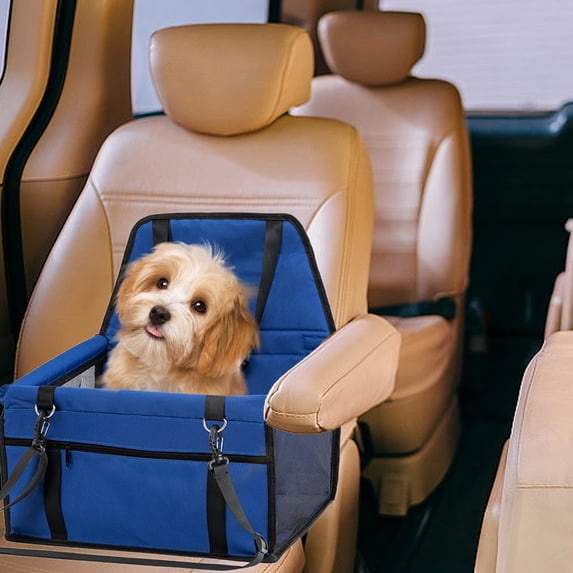 Tgbvmt Oxford Cloth Pet Car Hanging Bag Waterproof Safe Comfortable Pet Travel Bag Mesh Breathable Easy Install Car Seat Bag For Cats Dogs Outdoor Travel Car Ride Pet Supplies Decor Favors