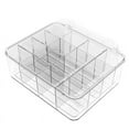 thumbnail image 1 of Tgbvmt PET Transparent Storage Box Divider Tray Multi-Functional Classification Organizer for Underwear Socks Fruit Vegetables Candy Snacks Home Kitchen Bedroom Drawer Desk Storage Container, 1 of 1