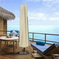 thumbnail image 1 of Tgbvmt Patio Umbrella Cover Waterproof Parasol Protector Zipper Closure Drawstring Telescopic Rod for Garden Outdoor Poolside Deck 9-12ft Weather-Resistant Dust-Proof UV-Protection Umbrella Storage, 1 of 9