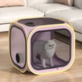 thumbnail image 1 of Tgbvmt Pet Drying Box Cat Dog Bath Dryer Box Hair Anti-Fly Hands-Free Double Mesh Design Washable Durable Cloth PVC Pet Box for Home Pet Bath Grooming Fast Even Drying Pet Supplies Decor Favors, 1 of 6