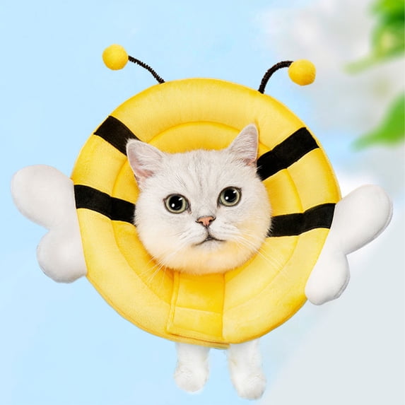 Tgbvmt Pet Soft Elizabethan Collar 7.9In Anti Licking Biting Lightweight Breathable Two Ways to Wear Water Resistant for Cats Dogs Post Surgery Grooming Indoor Pet Protection Decor