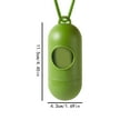 thumbnail image 1 of Tgbvmt Pet Waste Bag Carrier with Cute Shape Convenient Plastic Handle Easy to Carry for Dog Owners Available in Green White Orange Includes Dispenser for Convenient Bag Extraction During Walks, 1 of 1