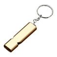 thumbnail image 1 of Tgbvmt Portable Double-Tube High-Frequency Survival Whistle Aluminum Alloy Emergency Signal Whistle for Camping Hiking Mountaineering Travel Rescue Teams Animal Deterrent Loud Clear Sound, 1 of 1