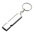 thumbnail image 1 of Tgbvmt Portable Double-Tube High-Frequency Survival Whistle Aluminum Alloy Emergency Signal Whistle for Camping Hiking Mountaineering Travel Rescue Teams Animal Deterrent Loud Clear Sound, 1 of 1