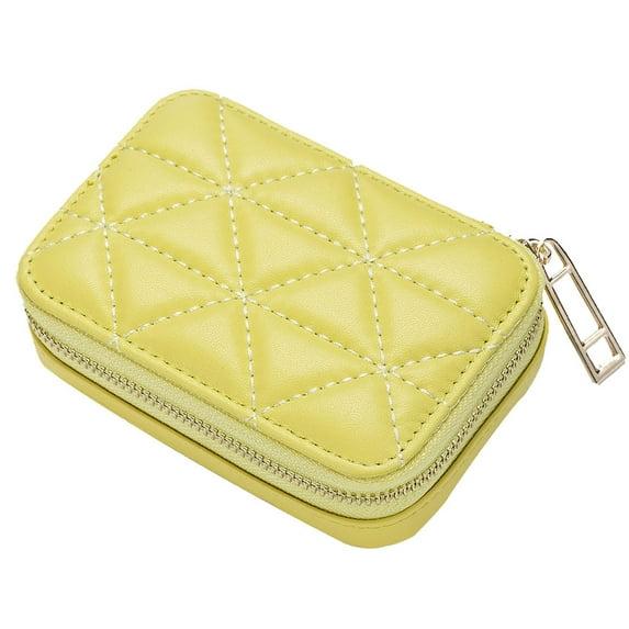 Tgbvmt Portable Lipstick Bag Mini Cosmetic Bag Lipstick Coin Purse Compact Makeup Holder Protective Soft Case Daily Carry Organizer for Lipstick Jewelry Keys Small Essentials Office Travel Use