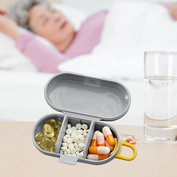 Tgbvmt Portable Mini Organizer Multifunctional Toothpick Floss Earplugs Storage Box Carry Case Transparent Silica Gel Small Storage Container Travel Household Practical Convenient Organizer