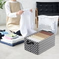 thumbnail image 1 of Tgbvmt Printed Woven Storage Basket Large Capacity Multi-functional with Handles for Home Office Travel Clothes Blanket Books Toys Snacks Cosmetics Organizer Stylish Durable Fabric Variety of Colors, 1 of 2