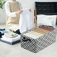 thumbnail image 1 of Tgbvmt Printed Woven Storage Basket Large Capacity Multi-functional with Handles for Home Office Travel Clothes Blanket Books Toys Snacks Cosmetics Organizer Stylish Durable Fabric Variety of Colors, 1 of 3