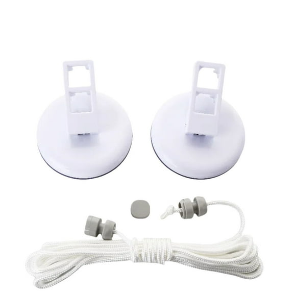 Tgbvmt Retractable Suction Cup Clothesline 16 Ft Punch Free Clothesline for Indoor Outdoor Balcony Bathroom RV Weatherproof Drying Line Space Saving Hanging Rope Party Favors Decor