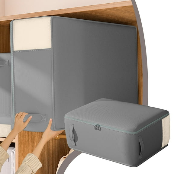 Tgbvmt Seasonal Closet Storage Oxford Cloth Quilt Bag with Large Capacity, Perfect for Storing Winter Clothing, Seasonal Storage for Moving Travel, Foldable Space-Saving Design for Home Organization