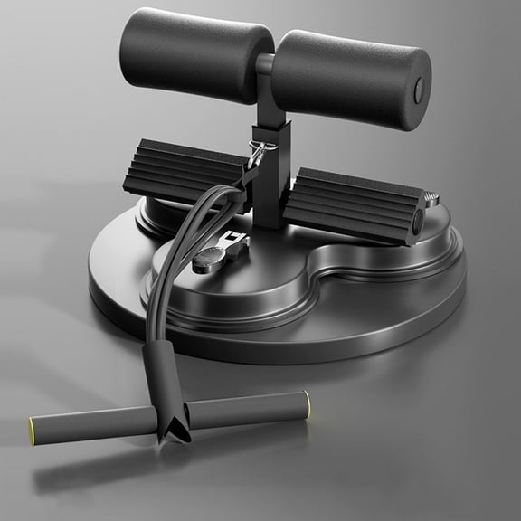 Tgbvmt Sit Up Assist Device Three Suction Cup Base 3 Height Adjustment Ergonomic Design Non-Slip for Home Abdominal Training Core Strengthening Fitness Equipment Compatible with Tile Hardwood Floors