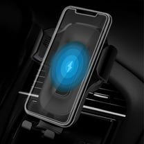 Tgbvmt Smart Wireless Car Charger Max 15W Wireless Charging Auto Clamping Car Mount with Adjustable 360° Rotation for Safe Travel Phone Case Friendly Design for iPhone Samsung and More