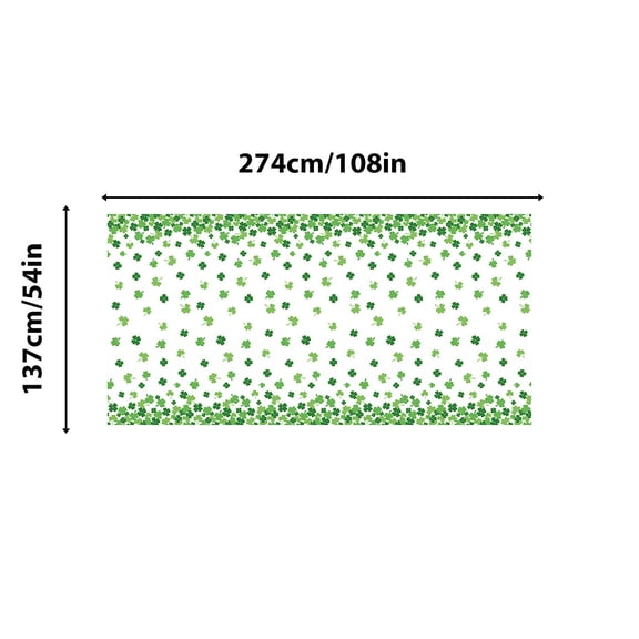 Tgbvmt St. Patrick's Day Irish Table Runner Lace Table Flag For Holiday Themed Decoration Elegant Scalloped Edges Seamless Craft Indoor Outdoor Dinner Party Tabletop Home Kitchen Holiday Decor Runner