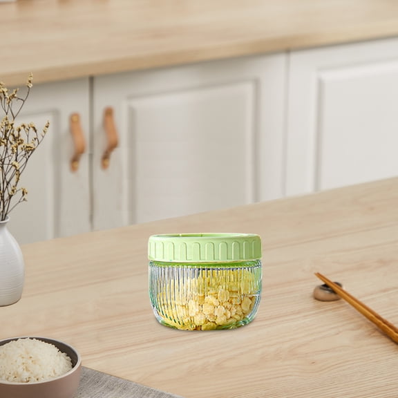 Tgbvmt Stackable Paw Glass Jar Airtight Food Storage Container Thick Clear Glass Kitchen Snacks Seasoning Holder Space Saving Interlocking Paw Lid Cute Design Dried Fruit Wetproof Storage Solution