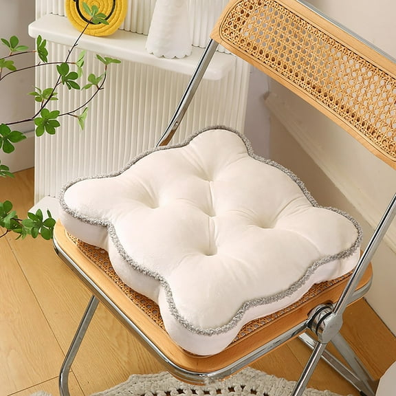 Tgbvmt Thick Flower Cushion for Sofa, Lazy Home and Office Cushion, High Resilience and Comfortable Decorative Seat Pad, Versatile Cushions for Students and Living Rooms, Easy to Clean
