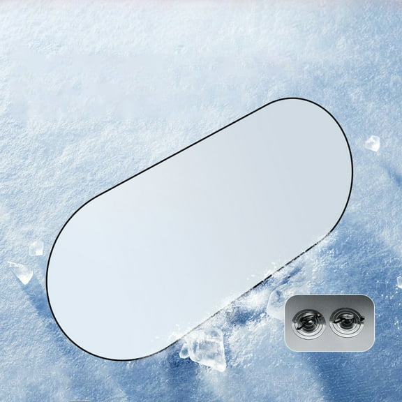 Tgbvmt Titanium Alloy Coating Car Sunshade for Rear Gear Universal Fit Heat Shield Windshield Protection Blocks UV Rays and Reduces Interior Temperature Foldable for Easy Storage and Use