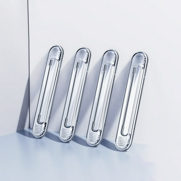 Tgbvmt Transparent Car Door Handle Protection Stickers 5.79 Inch Invisible Soft Rubber Shock Absorption Noise Reduction Firm Adhesion Reusable Waterproof For Car Door Furniture Protection Accessory