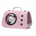 thumbnail image 1 of Tgbvmt Transparent Foldable Cat Space Capsule Bag Breathable Slanted Shoulder Bag Portable Airflow Clear View Lightweight for Vet Visits Travel Outdoor Outings Indoor Carry Car Cat Pet Carrier Decor, 1 of 1